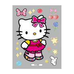 可爱卡通diy手账贴画纸HelloKitty猫防水学生笔记本水杯手机壳贴
