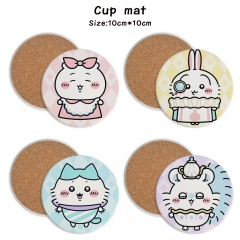 9 Styles Chiikawa Cartoon Ceramics Cup Mat Anime Coaster