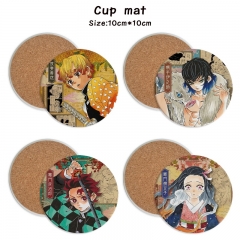 7 Styles Demon Slayer: Kimetsu no Yaiba Cartoon Ceramics Cup Mat Anime Coaster
