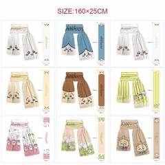 160*25CM 9 Styles Chiikawa Cartoon Anime Scarf