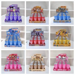 12pcs/set 18 Styles Capybara POP MART Labubu Kuromi Italian Brainrot Cartoon Surprise Blind Box Anime  PVC Figures Keychain