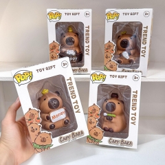 3 Styles Capybara POP MART Labubu Cartoon Anime PVC Figures