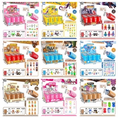 12pcs/set 10 Styles Capybara POP MART Labubu Kuromi Italian Brainrot Cartoon Surprise Blind Box Anime  PVC Figures Keychain
