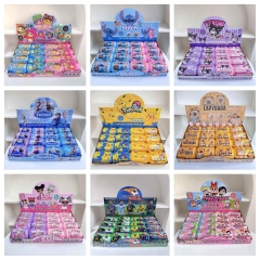 16pcs/set 16 Styles K-Pop: Demon Hunters Capybara POP MART Labubu Kuromi Italian Brainrot Cartoon Surprise Blind Box Anime  PVC Figures Keychain
