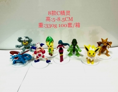 8款C精灵高:5-8.5CM重:330g 100套/箱