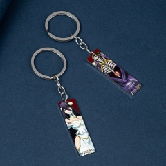 15 Styles Overlord Cartoon Anime Stainless Steel Keychain