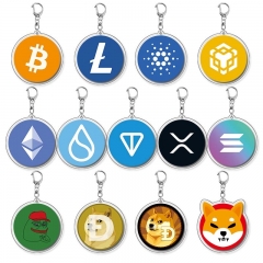 13 Styles Unreal Money Cartoon Anime Acrylic Keychain
