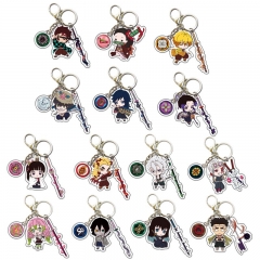 14 Styles Demon Slayer: Kimetsu no Yaiba Cartoon Anime Acrylic Keychain
