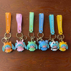 电镀亮光款Q版初音未来钥匙扣可爱挂饰初音少女挂件抓娃机小礼品