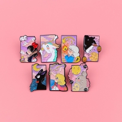 7 Styles My Neighbor Totoro Cartoon Pin Anime Alloy Brooch