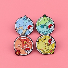 4 Styles Jujutsu Kaisen Cartoon Pin Anime Alloy Brooch