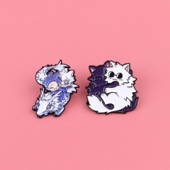 2 Styles Jujutsu Kaisen Cartoon Pin Anime Alloy Brooch