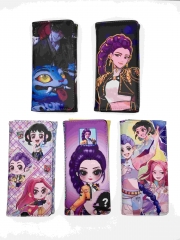 5 Styles K-Pop: Demon Hunters Cartoon Purse Long Anime Wallet