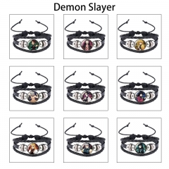 14 Styles Demon Slayer: Kimetsu no Yaiba Cartoon Anime Bracelet Wristband