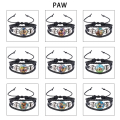 14 Styles Paw Patrol Snow Slide Cartoon Anime Bracelet Wristband