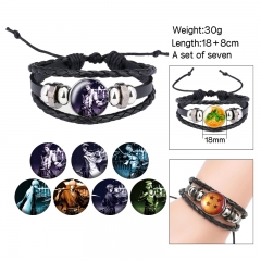 7PCS/SET 2 Styles Bleach Cartoon Anime Bracelet Wristband