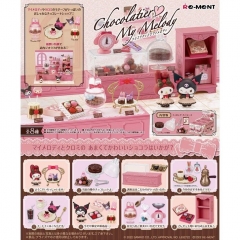 美乐蒂的巧克力工坊库洛米甜品店微缩摆件场景盲盒