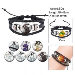 7PCS/SET 2 Styles Mo Dao Zu Shi Cartoon Anime Bracelet Wristband