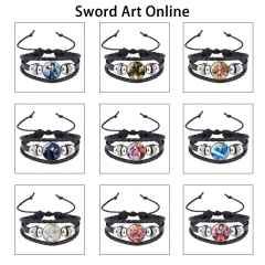 14 Styles Sword Art Online | SAO Cartoon Anime Bracelet Wristband