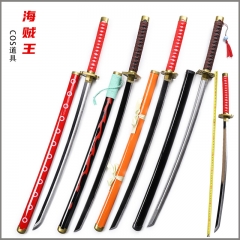 （Wooden）16 Styles 103CM One Piece Anime Wooden Sword Katana