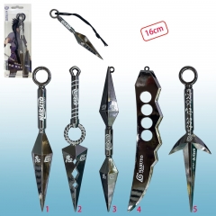 5款火影16cm枪色卡装武器(黑绳)一个