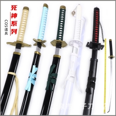 （Wooden) 18 Styles 98-110CM Bleach Anime Wooden Sword Katana