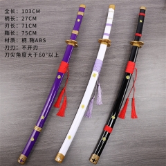（Metal）10 Styles 103CM One Piece Anime Metal Sword Katana