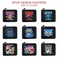 25 Styles K-Pop: Demon Hunters Cartoon Short Purse Anime Wallet