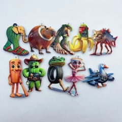 10 Styles Italian Brainrot Cartoon DIY Anime Pendant
