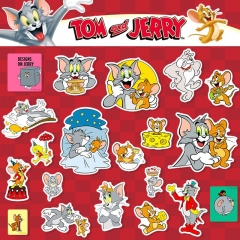 正版猫和老鼠果冻贴卡通人物Tom and Jerry形象硅胶冰箱贴