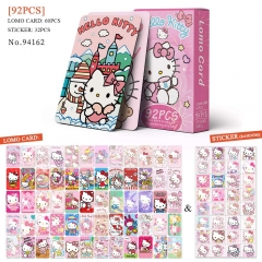 92PCS/SET Hello Kitty Cartoon Anime Lomo Card