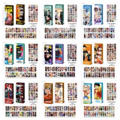 12 Styles 62PCS/SET Chainsaw Man Jujutsu Kaisen Tokyo Revengers Cartoon Cosplay Anime Bookmark