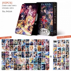 2 Styles 92PCS/SET Sword Art Online | SAO Cartoon Anime Lomo Card