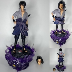 38CM Naruto Uchiha Sasuke Cartoon Anime PVC Figure Toy