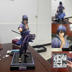 火影忍者 疾风传 佐助 漫画底座 盒装手办 高约30cm