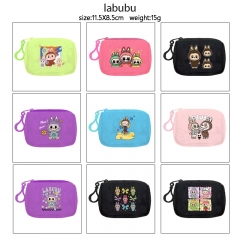 labubu 动漫毛绒零钱包收纳包耳机包硬币零钱包