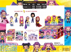 4.5寸Q版猎魔女团混搭 6只盲盒展示盒
