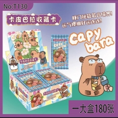 180PCS/SET Capybara Cartoon Anime Cards