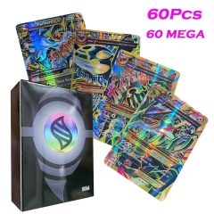60Pcs ALL MEGA Pokemon Cartoon Anime Cards