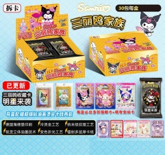 30PCS/SET Sanrio Cartoon Anime Cards