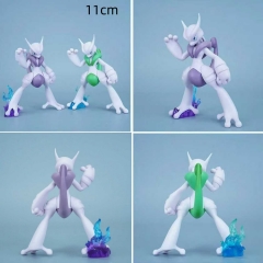 2 Styles 11cm Pokemon Mewtwo Cartoon Anime PVC Figure Toy