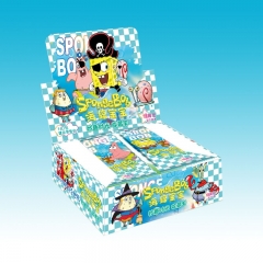 160PCS/SET SpongeBob SquarePants Cartoon Anime Cards