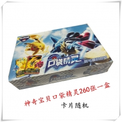 260PCS/SET Pokemon Cartoon Anime Cards
