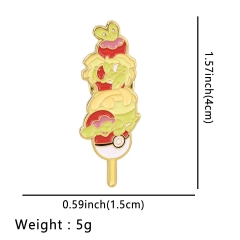 2 Styles Pokemon Cartoon Pin Anime Alloy Brooch
