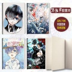 13*18.5cm 65Pages 22 Styles Kuroshitsuji/Black Butler Cartoon Students Anime Stationery Notebook