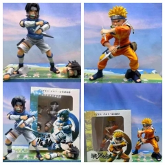 2 Styles Naruto Uzumaki Naruto Cartoon Anime PVC Figure Toy Doll