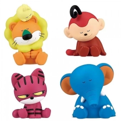 4PCS/SET Dream Animals THE MOVIE Toys Cartoon Anime PVC Figure