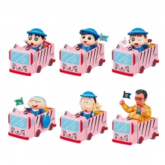6PCS/SET Crayon Shin-chan Cartoon Anime PVC Figure