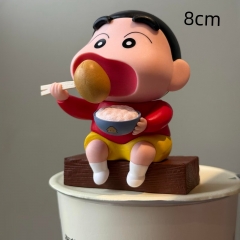 8CM Crayon Shin-chan Cartoon Anime PVC Figures
