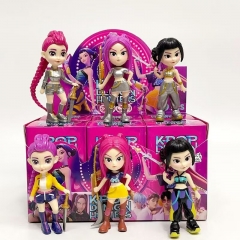 跨境猎魔女团老虎明星系列公仔手办周边盲盒电玩城娃娃机桌面摆件